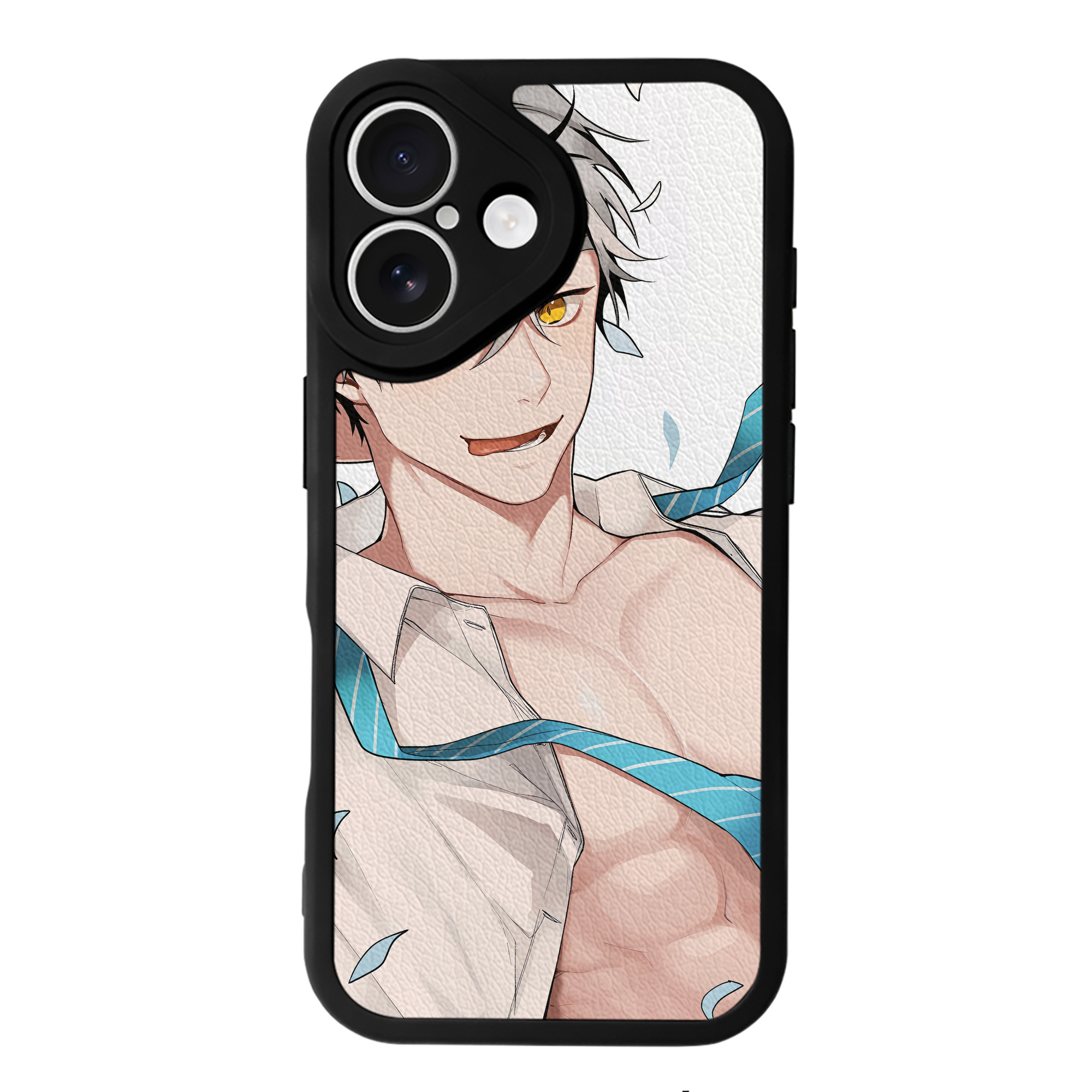 （画像用） ハイキュー!! Haikyu!! 【iPhone 16シリーズ対応】シリコンスマホケース（レザー調） 材質：シリコン
